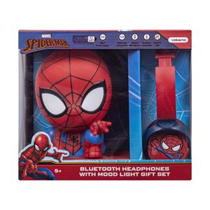 Spider-Man Touch Light With Bt Headphone Combo